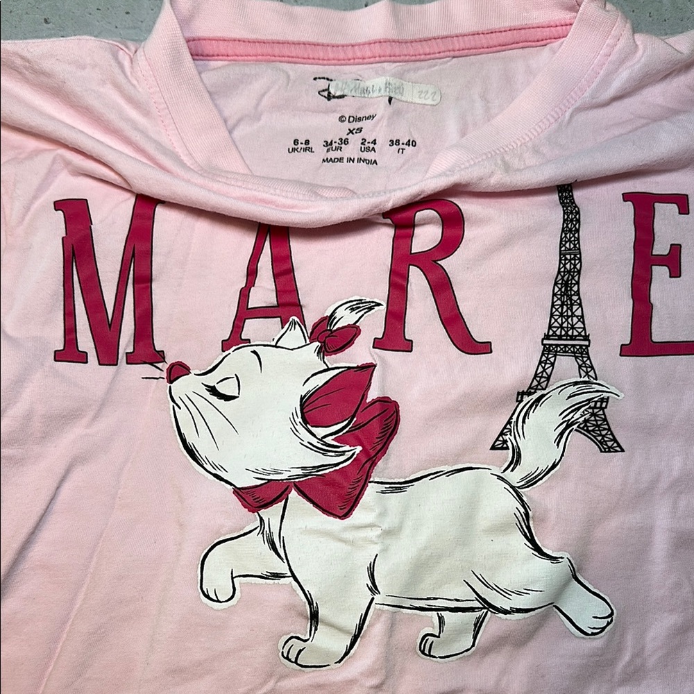 Disney Pink Short Sleeve Tees Casual Collection - Picture 5 of 9
